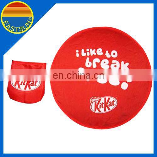 Foldable frisbee for promtional items