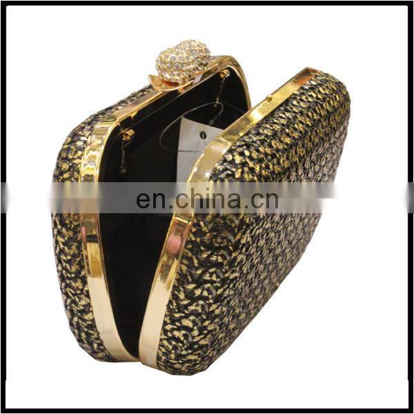 2015 China straw bag wholesalers, colorful straw clutch bag, fashion ladies straw bag