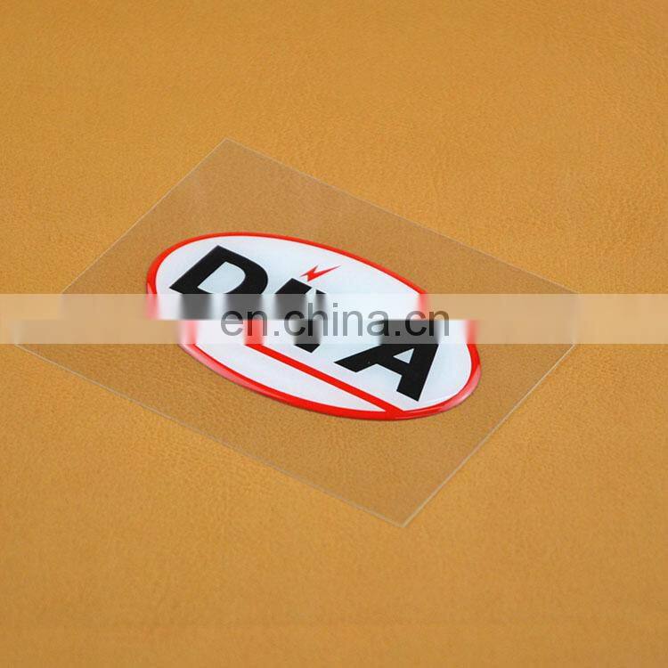 Digital Printing Promotion Pu Resin Stickers