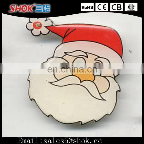 LED Flashing Button Badge&Custom Security Badges&Creative Design Badge For Christmas Activities
