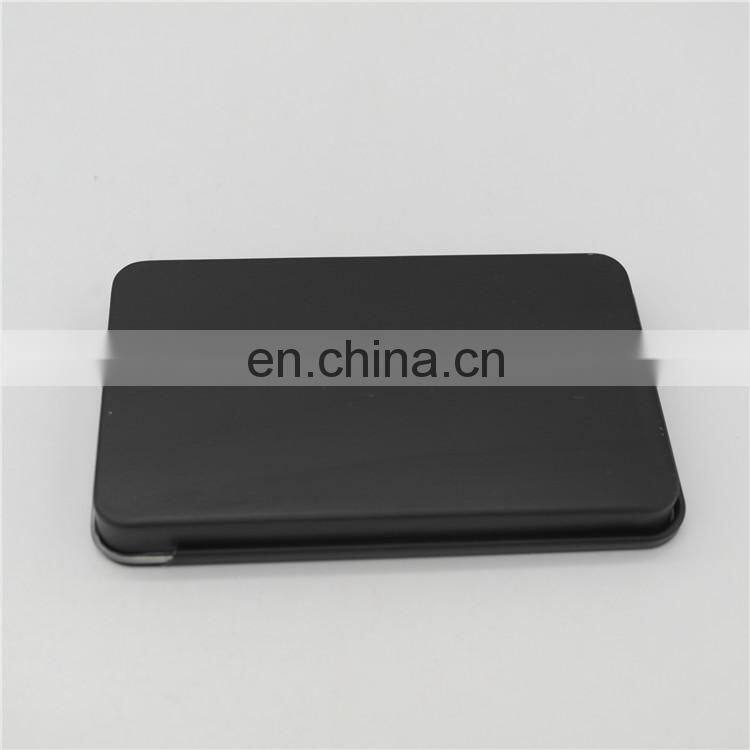 small metal tinplate aluminum slide cover style tin box