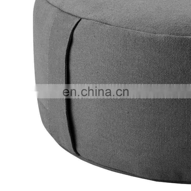 Custom different color Cotton with buckwheat hull filling Meditation Cushion