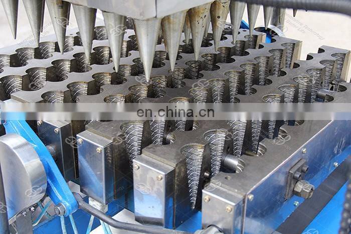 High Quality Semi Automatic Snow Wafer Kono Pizza Cono Making Machine Sugar Ice Cream Cone Production Line Price