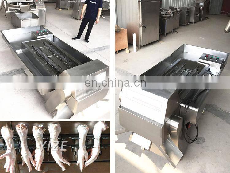 Widely Used Chicken Feet Cleaning Cutting Machine Ducken Claw Cutter for Sale