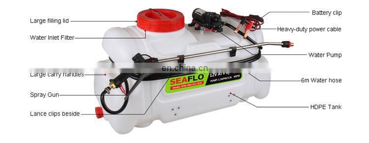 SEAFLO 12V 5LPM 100PSI Agricultural ATV Boom Sprayer Pump for Sale