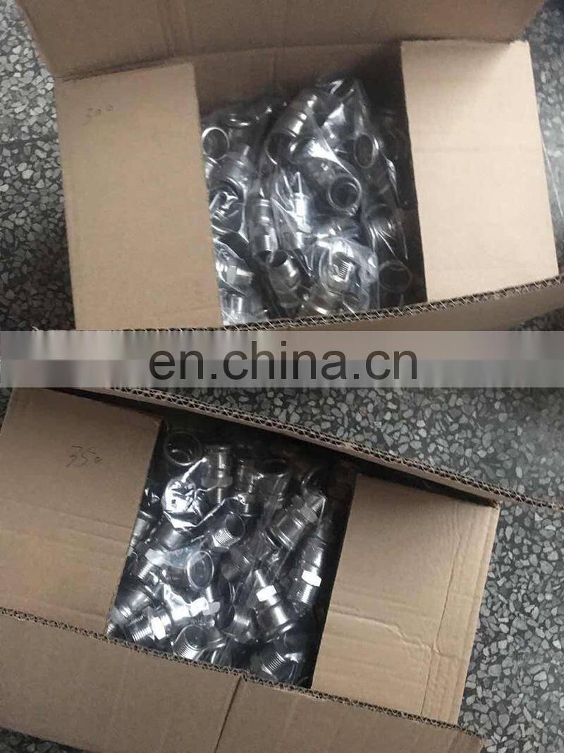 Ferrule connection water joint DN15/20/25/32/40/50 press tee reducing T type stainless steel 304 sanitary pipe sanitary fittings