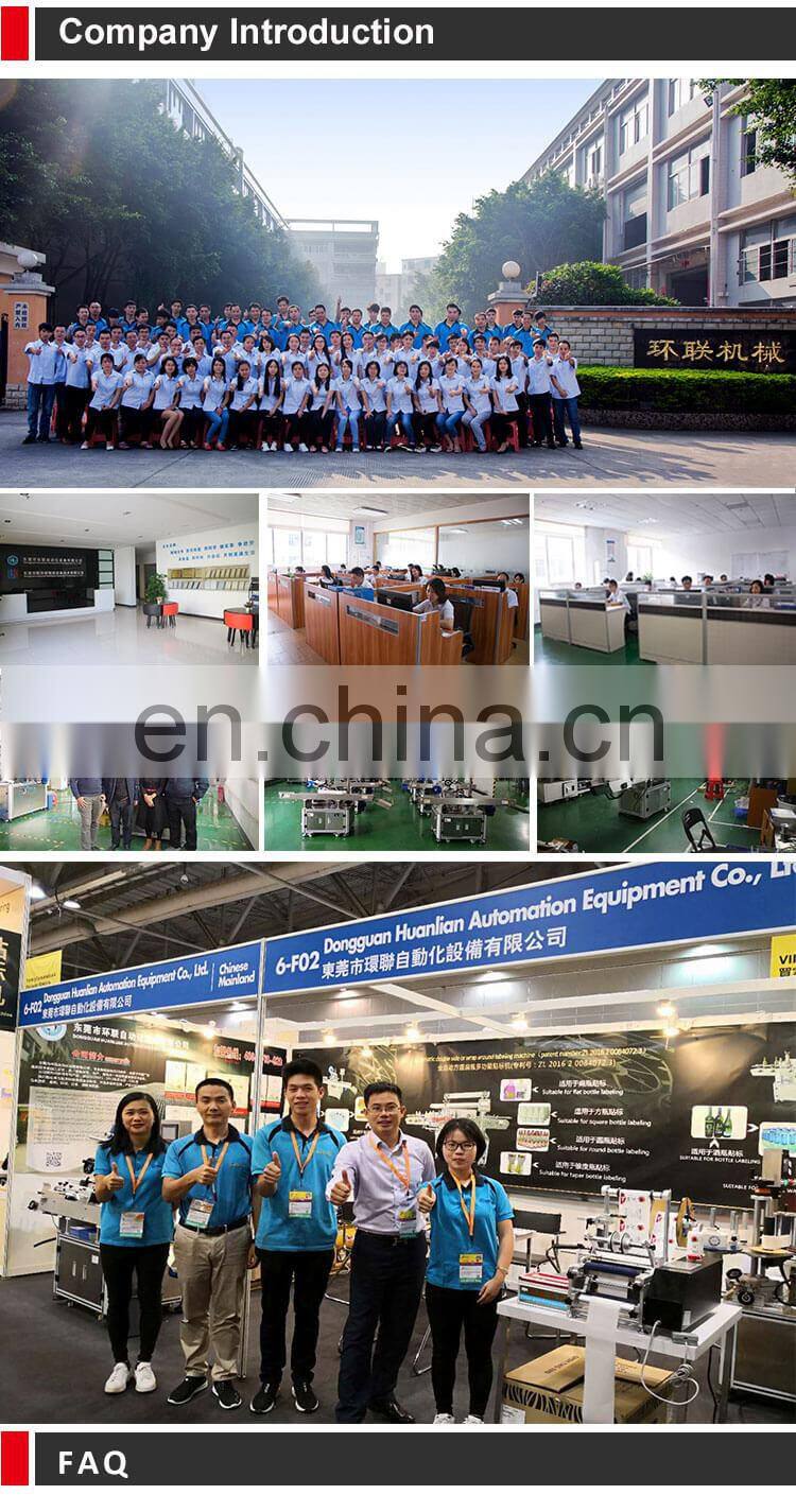 Small Fully Automatic Desktop Vertical Flat Bottle Labeling Machine for Box Top Surface