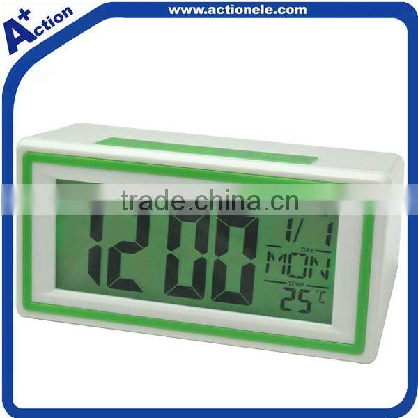 Sound Controlled Digital LCD Alarm Clock