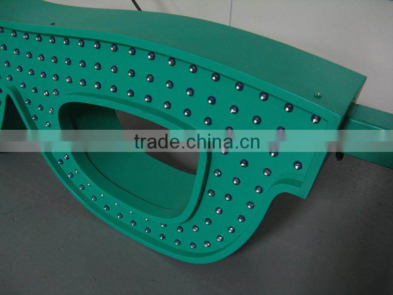 outdoor programmable led electronic signs/glass shop led signate