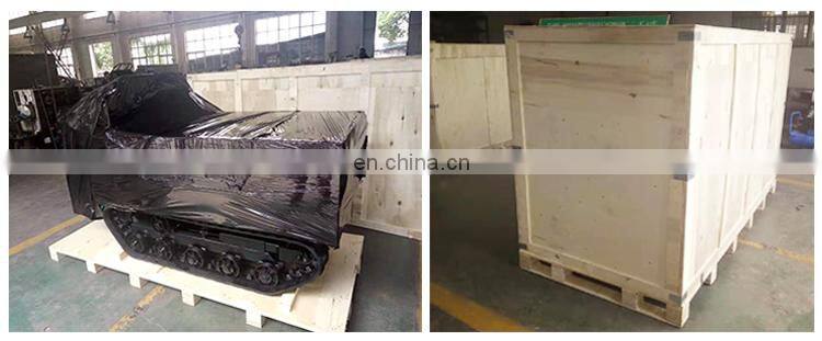 Hot selling garden mini dumper 4x4 rubber track micro dumper truck