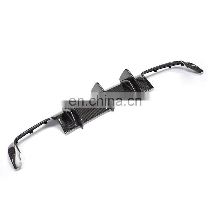 Carbon Fiber W204 C63 Rear Bumper Diffuser for Mercedes-Benz C-Class W204 C63 AMG C300 Sport Sedan 2012 - 2014