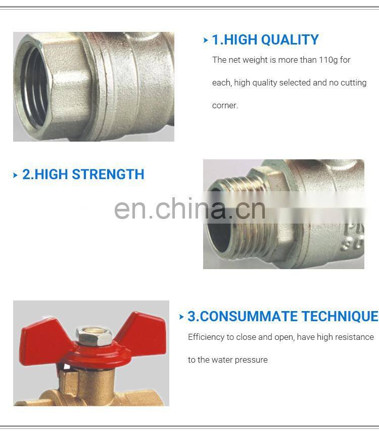 brass float ball valve