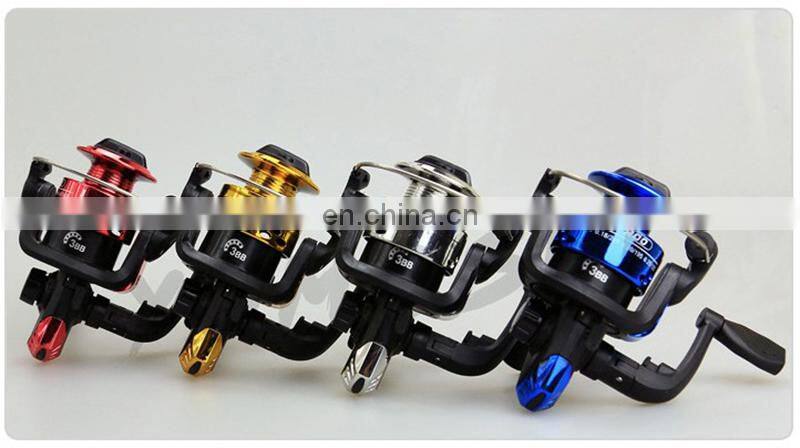 In Stock Wholesale Good Price Plastic 3BB 150g 5.2:1 Spinning Fishing Reel With Nylon Fishing Line