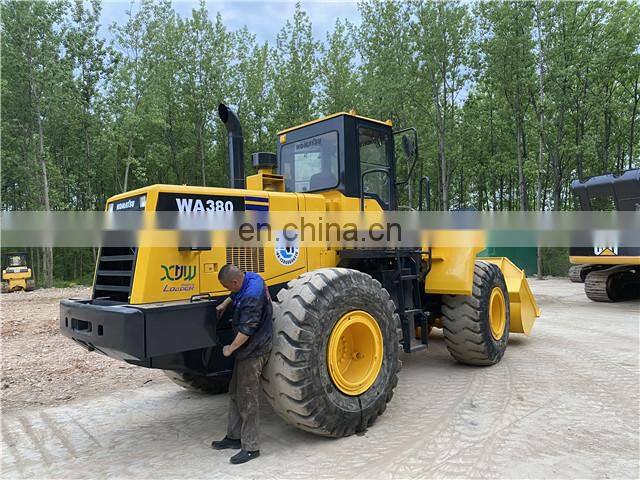 Japan made komatsu wa380-3 wa380-6 wheel loader