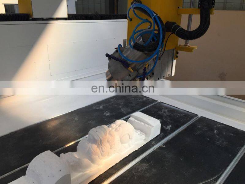 wood mdf atc 180 degree rotate 4 axis 1325 cnc router machine