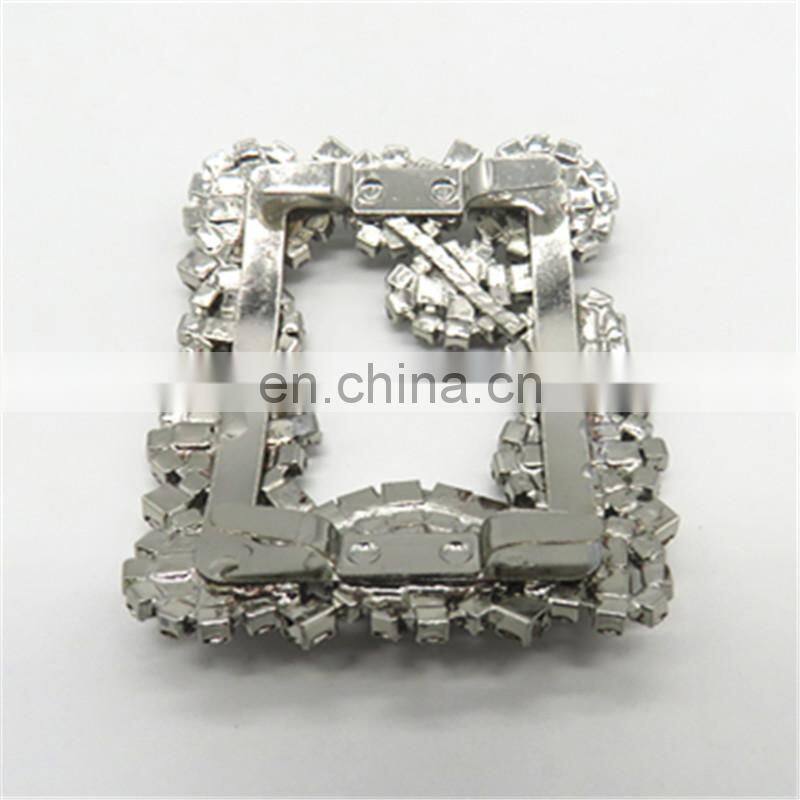 Metal plastic Acrylic Rhinestone Ornaments chain For Women Shoe