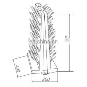 WJH0362BB high performance school laboratory furniture with double adjustable pegboard