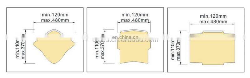 UT380 Automatic Pocket Wallet Mailer Diamond Envelope Flap Gumming Glue Coating Making Machine