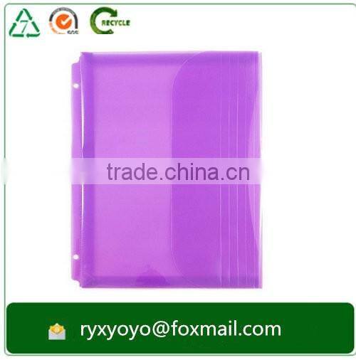 a4 size waterproof hard plastic clear document carrying file bag