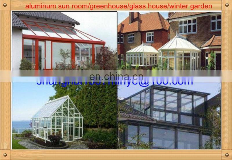 Factory price sun room design winter garden glass room made in china