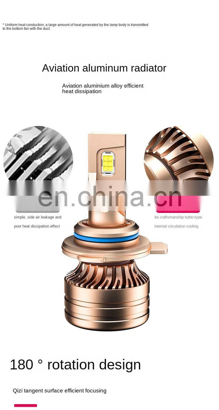 Factory S6 120w 3800LM projector lens H1 H4 h11 h7 9005 9006 9012 auto car led light motorcycle bulb h4 led headlights