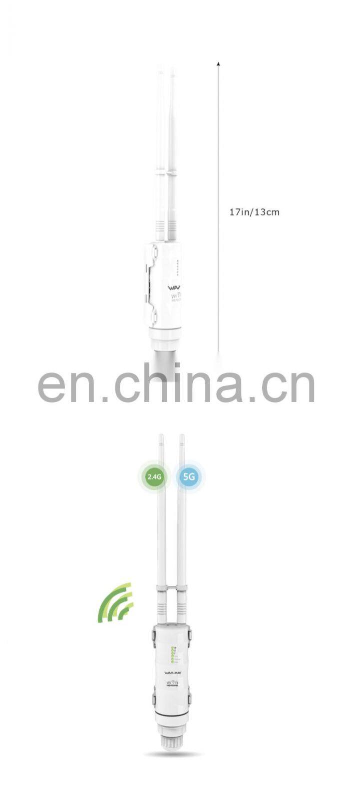 ALLINGE MDZ3245 Wifi Extender Outdoor AP / Repeater 2.4G 5G Wifi Signal Booster Outdoor Wifi Repeater AP