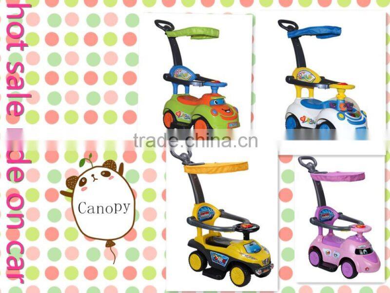 Hor Sale Music Kids or Baby Plastic Ride On ToyCar BM81-50Q(yellow)