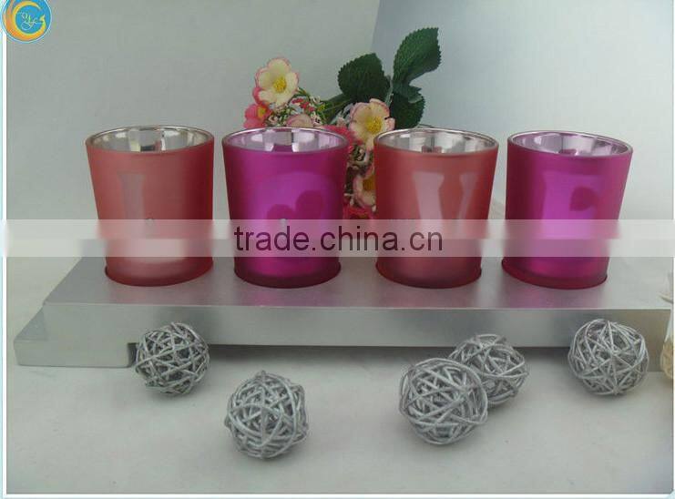 love glass candle holder for gifts lover day home decor wedding decoration