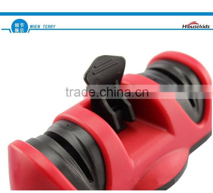 Hot new ceramic 2 stage kitchen knief sharpener with vacuum suction