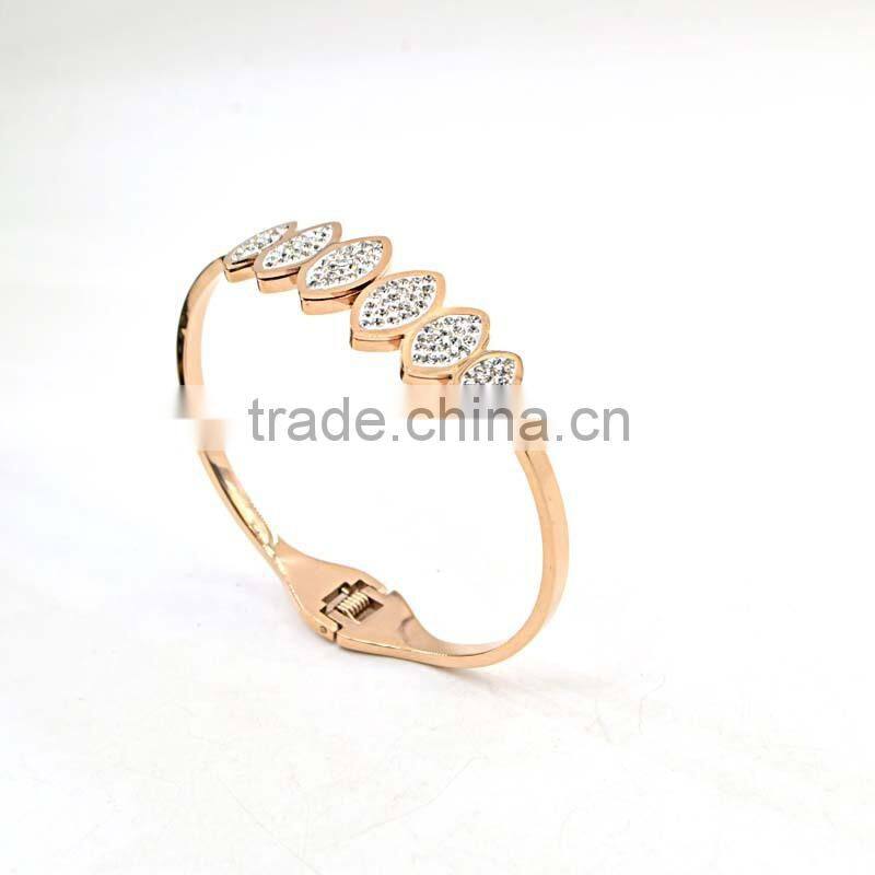 Tops For Women 2016 Bohemian Jewelry Crystal Beads Gold Bracelet