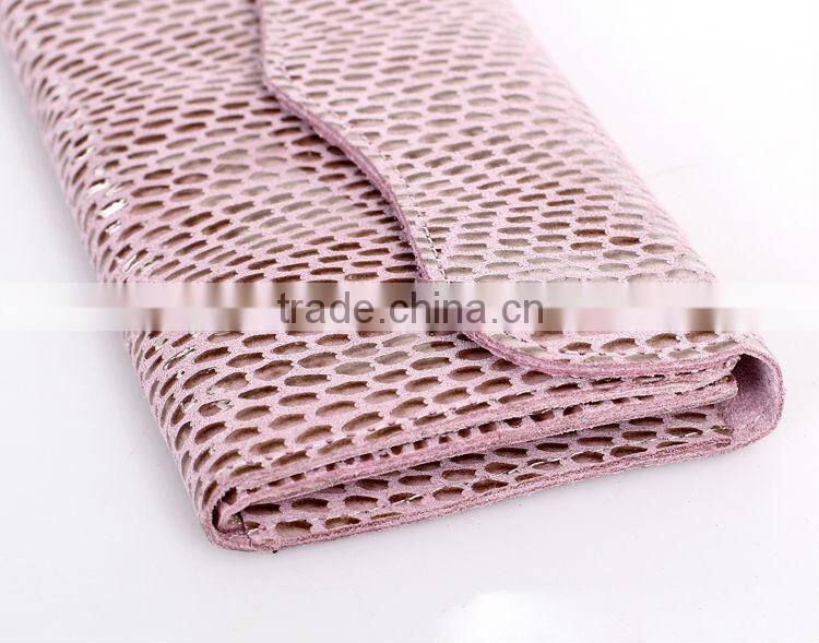 Fake snake leather women wallet