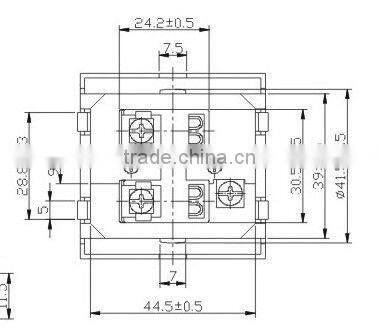 10A 16A 250V Euro AC sockets and switches