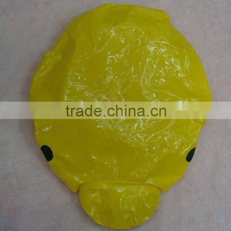 Duck Cartoon children bath shower cap