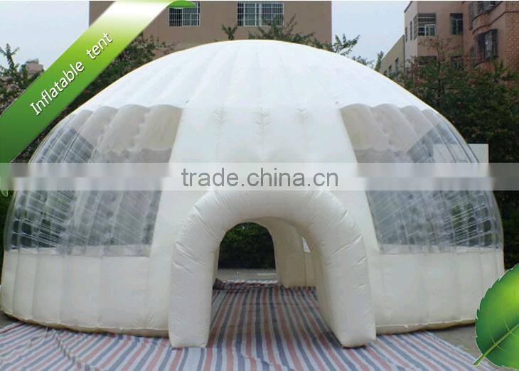 China hot sale cheap transparent inflatablele room bubble tent for sale
