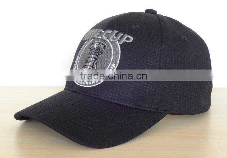 6 panel fitted cap flexfit with embroidery logo