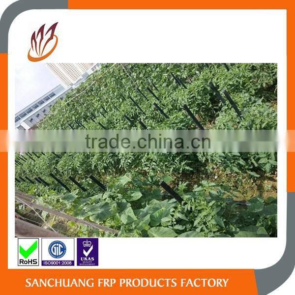 sqaure tube of plant stake used in support tomato