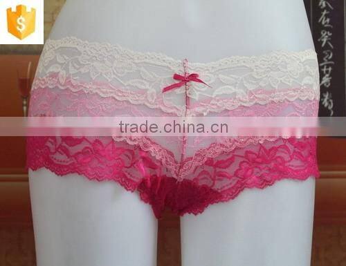 white pink sexy lace woman panties,underwear woman transparent