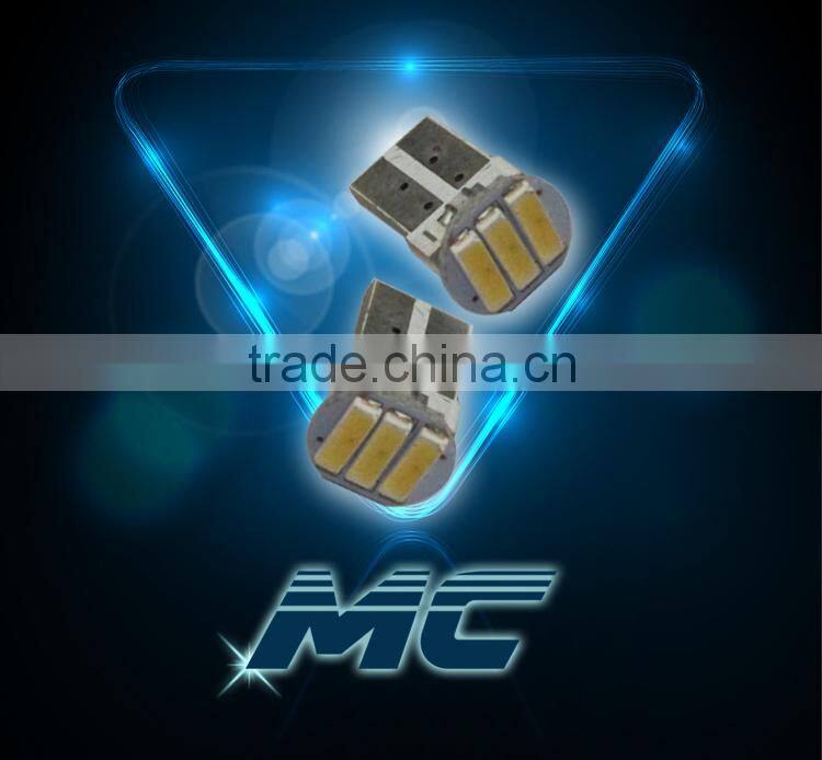 Strongly supply bright auto led 12V T10 7014 3SMD car flashing led brake light