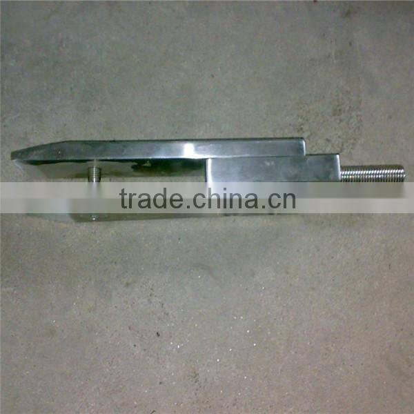 Safe square frameless glass spigot fitting