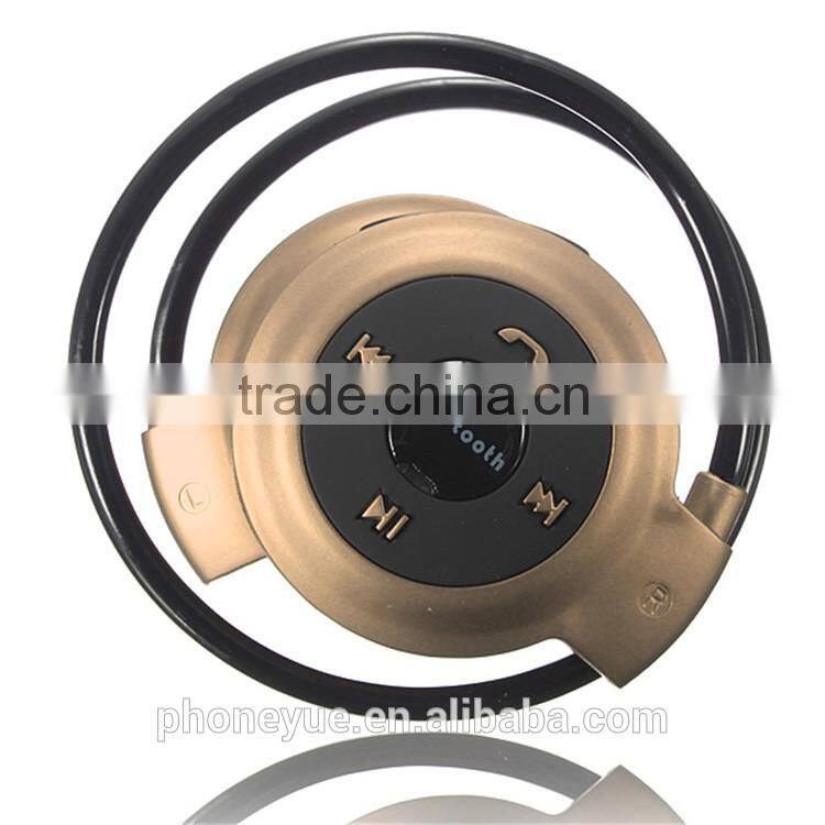 2016 newest mini 503 neckback sport wireless bluetooth stereo headset with microphone