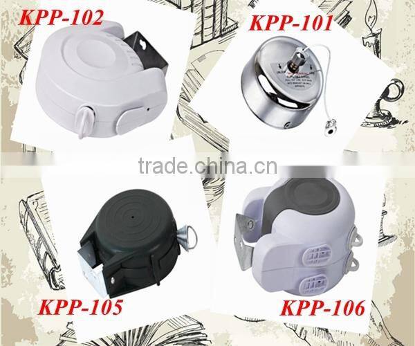 Plastic Wall Mounted Retractable Rotary Clothes line