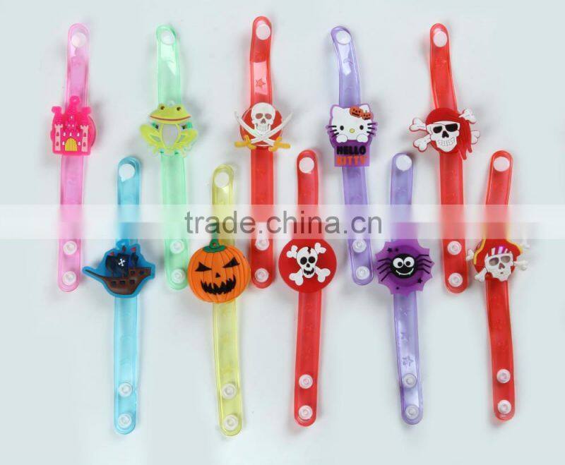 Halloween Festival Children toy gifts led flashiong bracests/wristband festival&party supplies