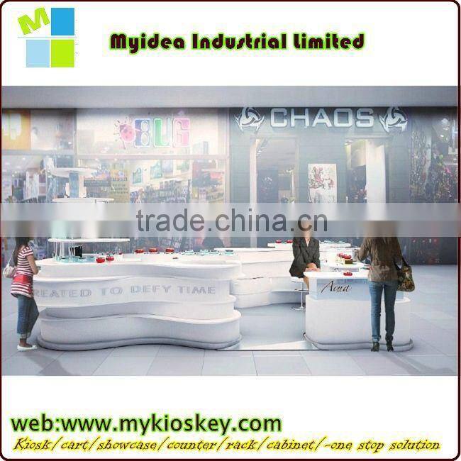 Modern new arrival shopping mall nail bar kiosk for manicure
