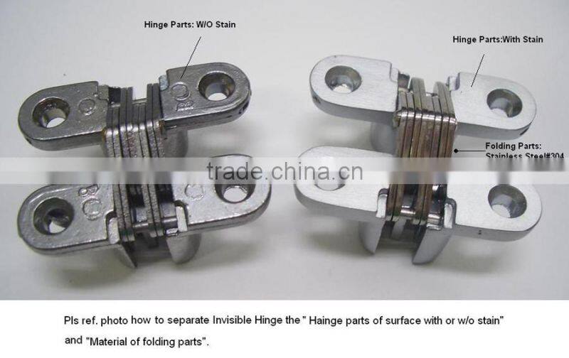 MIT Zinc Alloy 70 mm 180 Degree Open Door Hinge