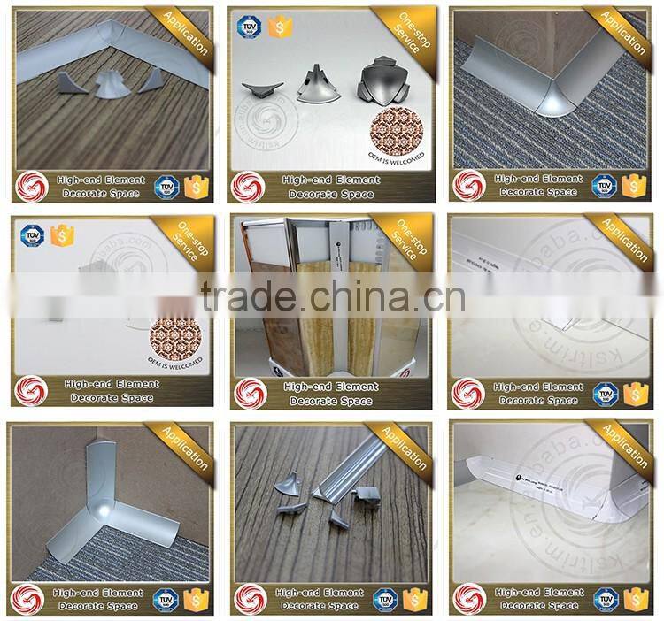 Various styles bathroom ceramic tile edge trim aluminium tile trim