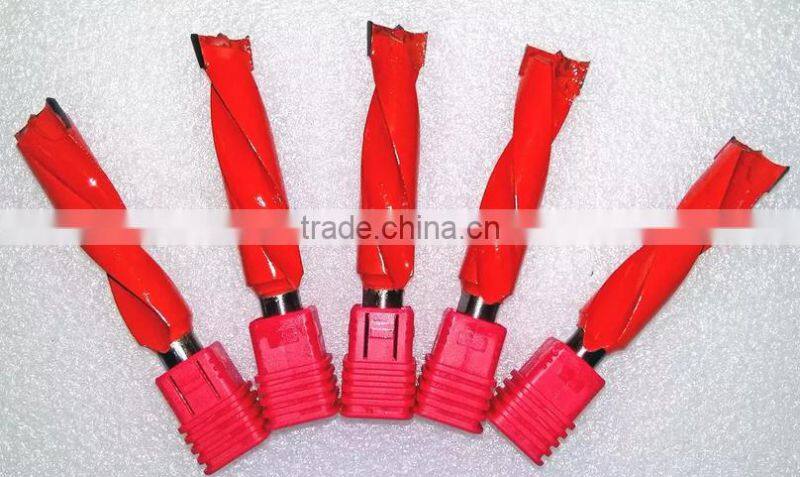 Woodworking carbide tipped dowel drill bits