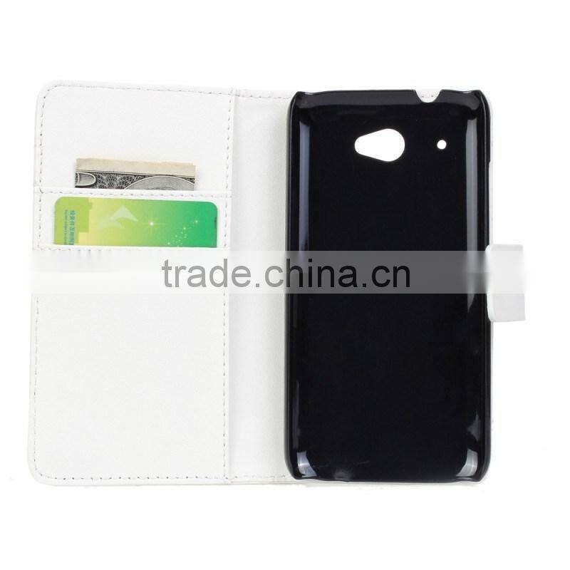 wholesale PU Leather Wallet Cover Stand Flip Case For HTC Desire 601