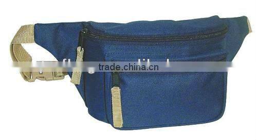 blue waist bag
