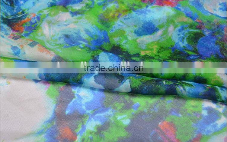 composite silk chiffon fabric for dress