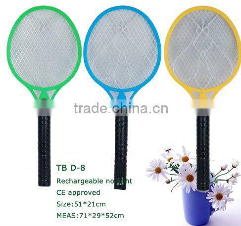 Rechargeable electronic mosquito swatter
